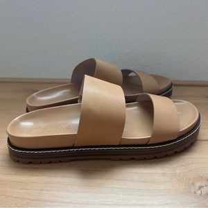 Madewell Charley Double-Strap Slide Sandal - Desert Camel - Women’s size 9.5